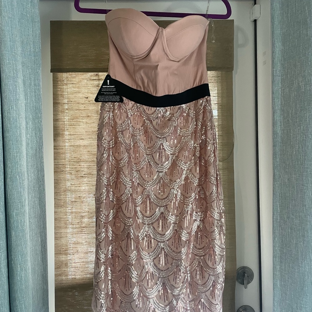 Rare London Midi Sequin Mermaid Dress *Size 12* NWT